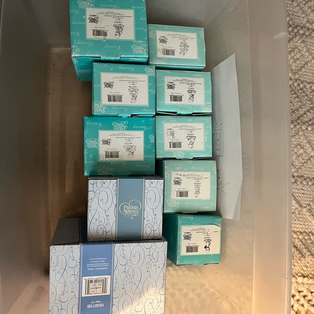 Growing with Grace Precious Moments Age 1-10 w/ original boxes